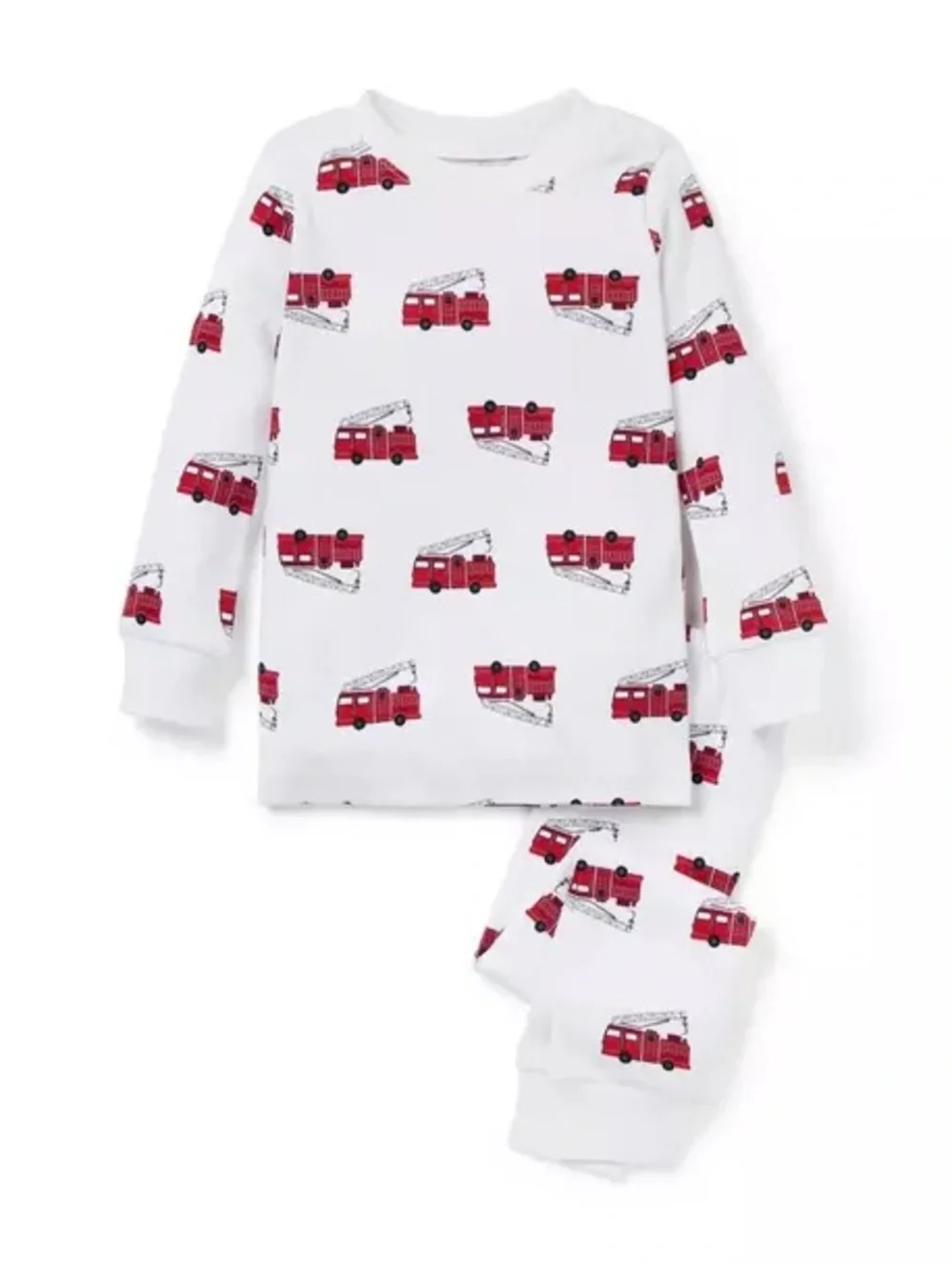 Janie and Jack Good Night Pajama In Firetruck - Long Sleeve/Pant-Size 8-NWT